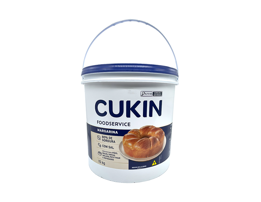 MARGARINA COM SAL 80 % CUKIN (BD 15 KG)
